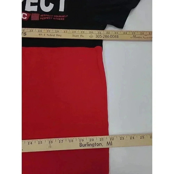 Akademiks NYC Respect Graphic Tee Men's XL Y2K 90's Vibes - Picture 3 of 6